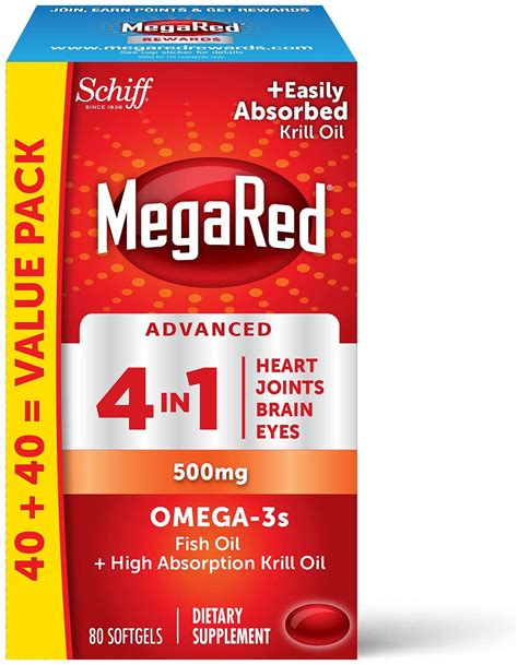 MegaRed Advanced 4in1 500mg Omega.